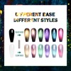 VARNAIL Cat Eye Gel Polish Kit 6 Colors, 15ML Glitter