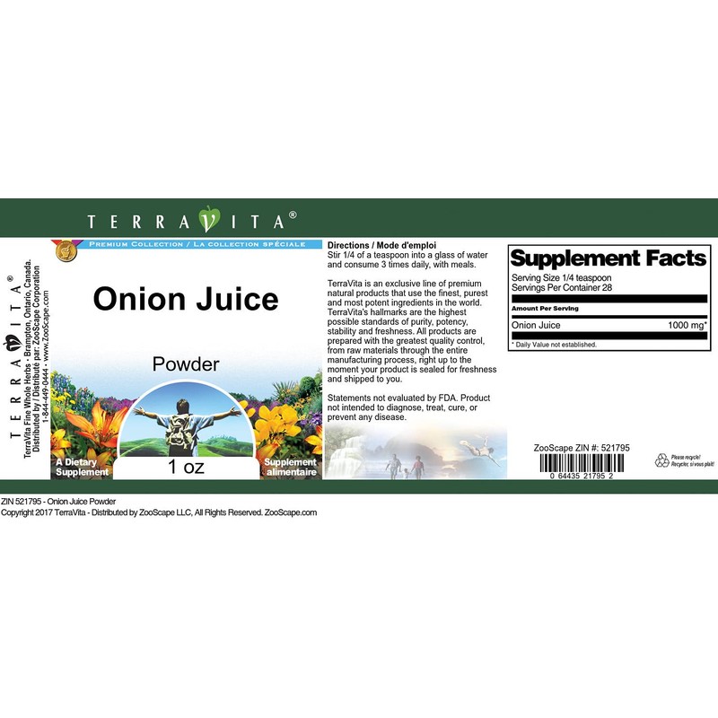 Onion Juice Powder (1 oz, ZIN: 521795)