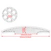 Fairing Mesh Vent Grille Screen Cover Top Side Fit for