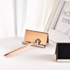 2 Pack Stainless Steel Business Cards Holders Desktop Card Display