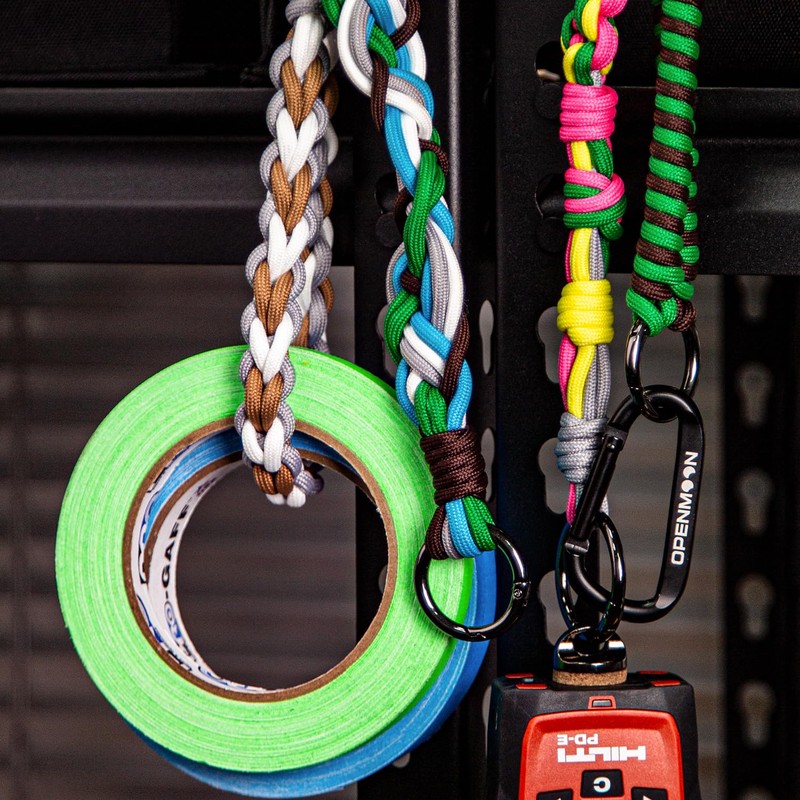 OPENMOON Braided Lanyard with Key Ring for Camera, Photometer, Rangefinder