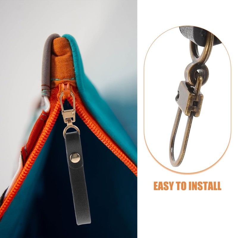 Healvian Zipper Repair Kit 5 Pack Zipper Slider Replacement Detachable