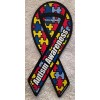 AUTISM RIBBON MAGNET: LARGE 4" x 8"