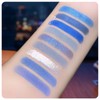 Xumann Blue Eyeshadow Palette Glitter Eye Shadow Palettes Matte Eye