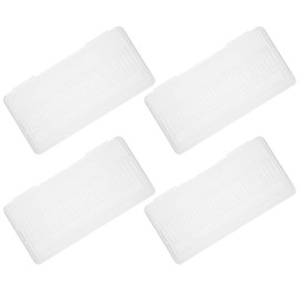 4 Pieces Nail Drill Bit Holder 30 Slots Nail Drill Stand Holder Nail Drill Bit Storage Organizer Box Nail Drill Bit Display Rack Nail Drill Bit Box Case Nail Drill Display Storage Organizer, Clear