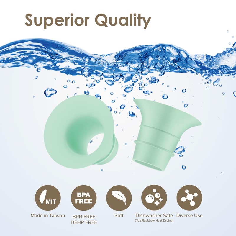 Maymom 15mm Flange Insert Compatible with Elvie Single/Double Electric, Elvie