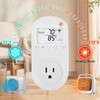 New Generation! Briidea Smart WiFi Heating Cooling Temperature Controlled Outlet,