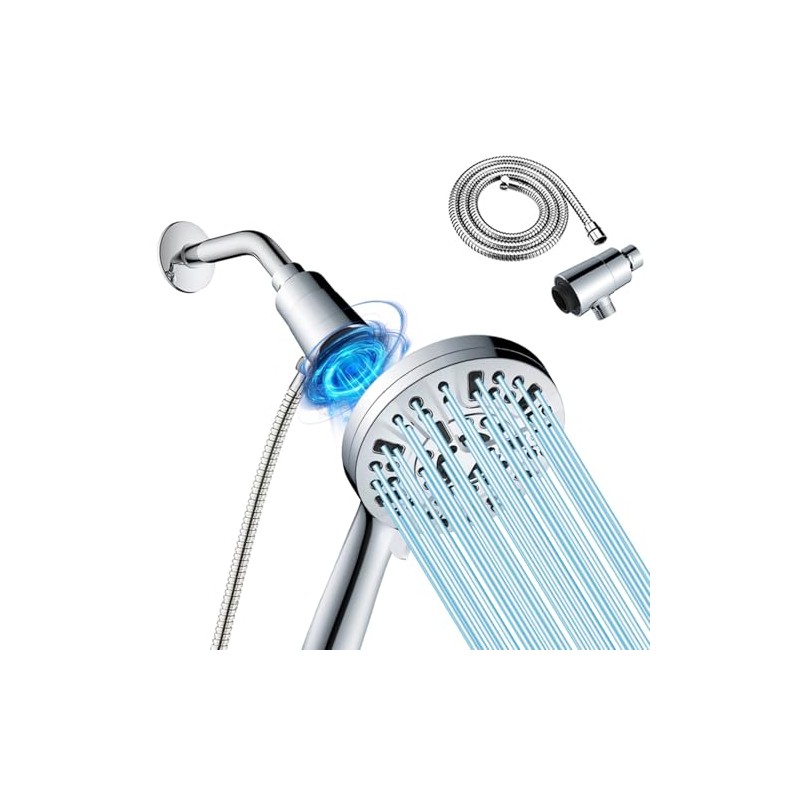 High Pressure Shower Head with Magnetic Back Fixed Base Design,Handheld