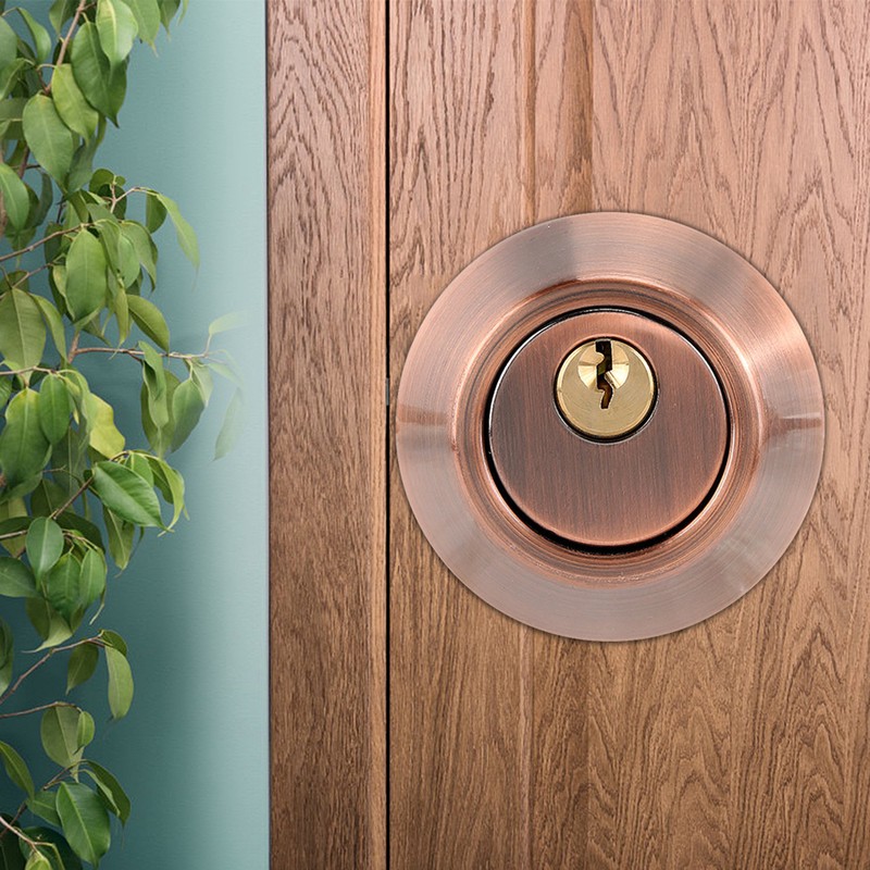Stainless Steel Single Cylinder Safety Anti Theft Bedroom Door Lock