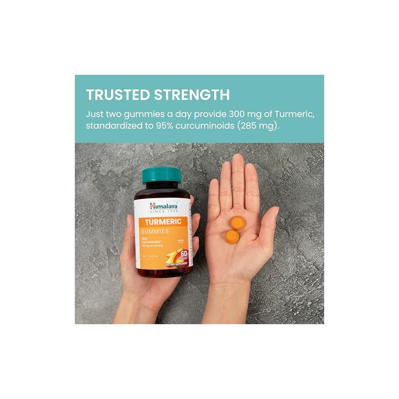 Himalaya Gomitas de C?rcuma, Suplemento Herbal para la Salud Articular