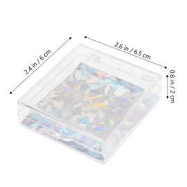 Baluue 10pcs Pieces Box Nail Storage Box Fake Nail Container Press on Nail Organizer Fake Nail Holder Press Nails Nail Tips Organizer Nail Tips Full Nail Art Decoration Container Abs