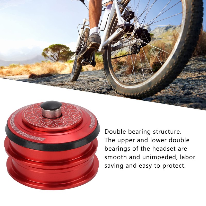 BuyWeek Bicycle Headset 44 mm Bicycle Headset Double Bearing Bicycle