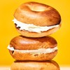 Toufayan Mini Plain Pre‑Sliced Bagels – Soft Texture, Perfect for