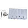 Electric Bass Bridge 5 String Bass Saddle Bridge Thickened Tailpiece