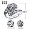 SHAOAN Hummingbird Spoon Ring S925 Sterling Silver Vintage style Ring