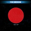 VekAuto 20 Pcs Reflective Stickers, Round Shape Universal for Cars