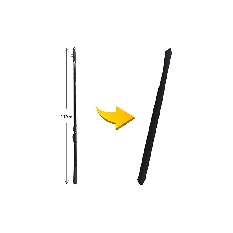 Taka Industrial Rod Case Knit Rod Cover G-0017 M Black