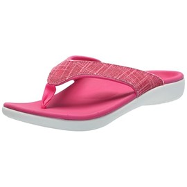 REVITALIGN Women's Yumi Lakeside Flip-Flop, Pink, 11 Wide