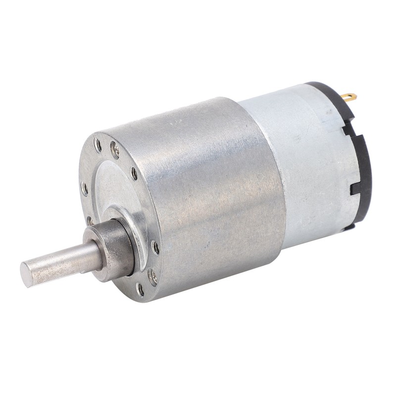 DC Motor 12V 12RPM Reducer Shaft SelfLocking Geared Motor for