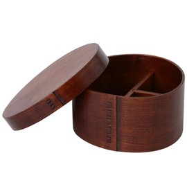 Iris Plaza Bento Box Brown 15.5 X 16 X 9 bdh1414 a