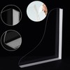 2 Pcs Bathtub Splashing Guard Acrylic Shower Tub Corner Water