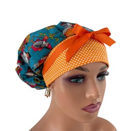 Bouffant Medical Cap – My Little Gnomies. - Sweatband Ponytail Pouch Tie Back Hats Bouffant Scrub Hats. Scrub Hat for Women & Men tie Back. Nurses Hats Ponytail Holder Dr. Hats. Long Hair