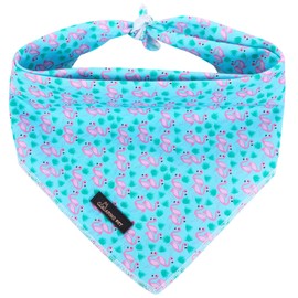 ARING PET Summer Dog Bandana-Adorable Flamingo Dog Bandanas, Soft Comfortable Dogs Triangle Bibs for Small to Large Boy Girl Dogs and Cats