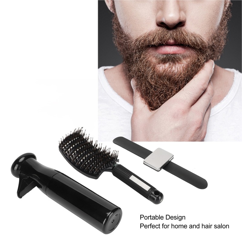 Detangling Curved Vent Brush Spray Bottle Hair Clip Pin Wristband