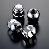 Honda "Genuine Type" 4 Hole Wheel Short Nut Chrome Plated