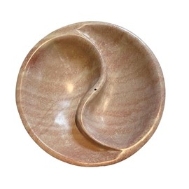 KRIO 1x Yin Yang Schale I Räucherschale I Räucherstäbchenhalter in 3 Größen (Yin-Yang Schale Größe M)