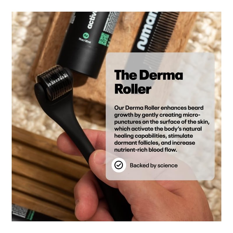 Numan Beard Roller - Derma Roller for Men - Stimulate