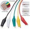 10PCS Alligator Clips Electrical Test Leads, Dual Ended Crocodile Clips