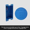 YQXIUTE Old Work Box 1 Gang, Shallow Electrical Outlet Box,ETL