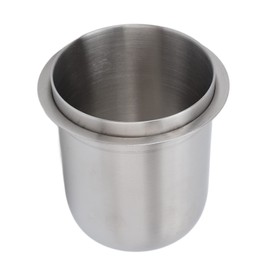 Coffee Bean Dosing Cup 150ml 58mm Dosing Cup, Stainless Steel Espresso Dosing Cup, Portafilter Dosing Cup Espresso Coffee Accessrioes for Breville Barista Express(silver)