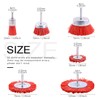Swpeet 6Pcs Nylon Filament Abrasive Wire Brush Wheel & Cup