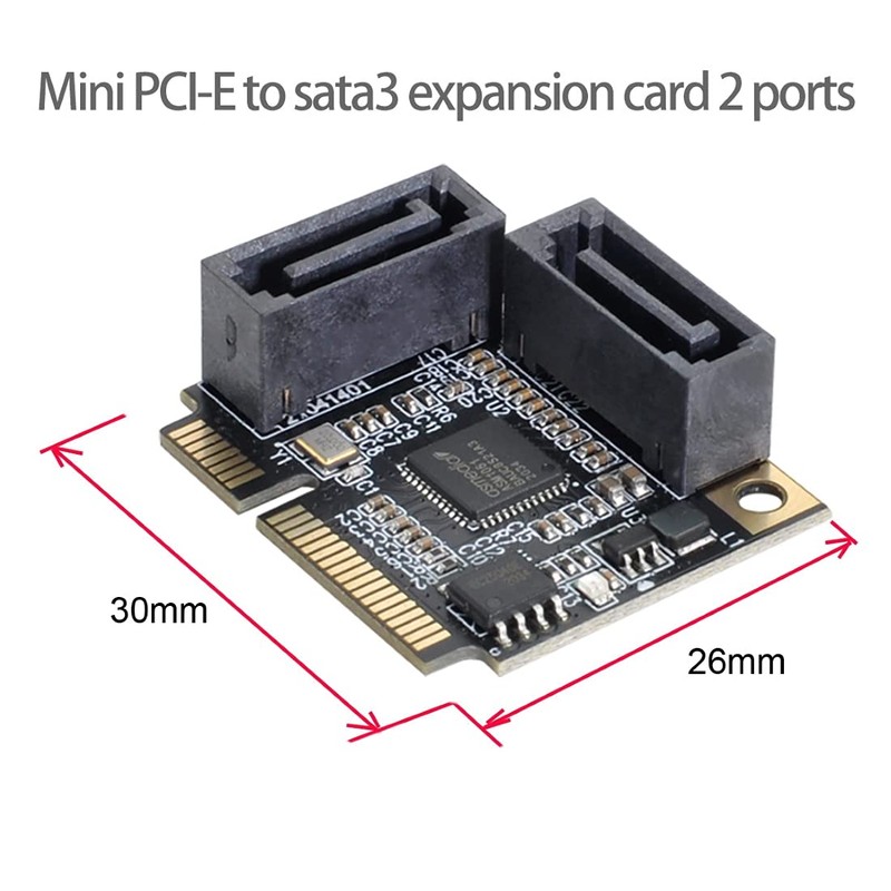 chenyang CY PCI Express Mini PCI-E to 2 SATA 3.0