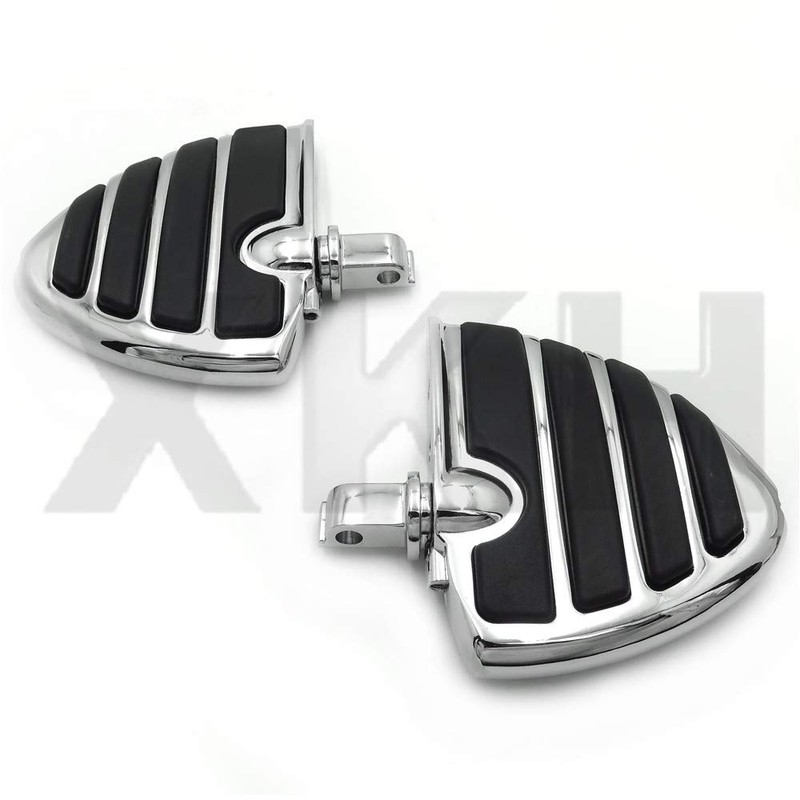 SMT- Chrome Billet Aluminum Wing Mini Floorboard Compatible With Victory