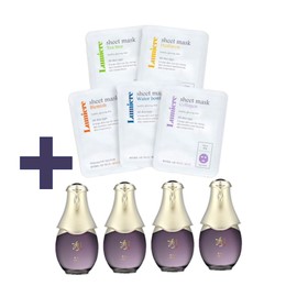 Lumiere mask pack 5 sheets + Sooryehan Cheonsam Sanghwang essence 10mlX4 / 루미에르 마스크팩 5매+수려한 천삼 상황 진액 10mlX4개