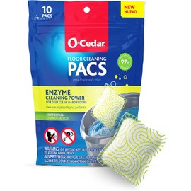 O-Cedar RinseClean Microfiber Spin Mop & Bucket Floor Cleaning System with Citrus Pac (Variety Pack)