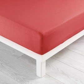 DOUCEUR D'INTERIEUR Double Fitted Sheet 160 x 200 cm Jersy Poppy