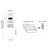 YCCUZA Pop Up Drain Stopper with Overflow Chrome Baisn Sink