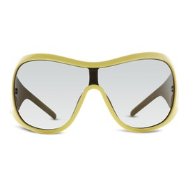 YOGFIT Trendy Oversized Sunglasses for Women Men Y2K Wrap Around Fashion Sunglasses