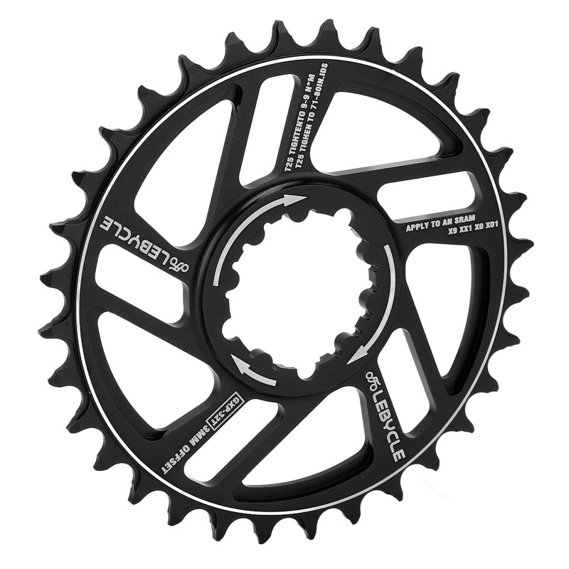 Lebycle Mountain Bike for GXP 32T Direct Mount Chainring Aluminum
