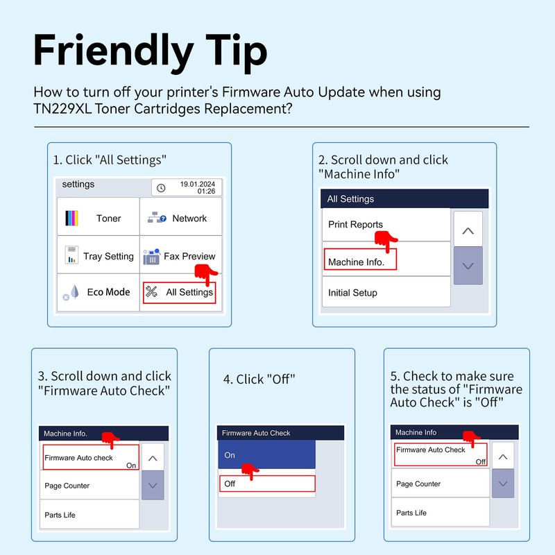 LEMERO UEXPECT LEMERO UEXPECT Compatible Replacement for Brother TN229XL TN229