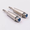 Unbranded 2 Pack 1/4 TRS to XLR Female Adapter Female