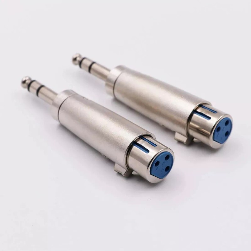 Unbranded 2 Pack 1/4 TRS to XLR Female Adapter Female