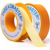 TAPEWELL Yellow Gas Teflon Tape, Pipe Thread Sealant, 260" Length