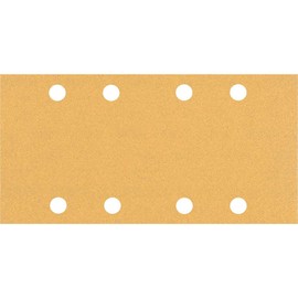 Bosch Professional Expert C470 Sandpaper with 8 Holes (for Hardwood, Paint on Wood, 93 x 186 mm, Grit 100, Orbital Sander Accessories), Pack of 10