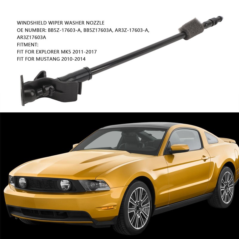 Windshield Wiper Washer Nozzle 6E0955985 Windscreen Washer Sprayer Jet Nozzle