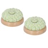 2PCS Sewing Pin Holder Magnetic Button Pumpkin Shape Sewing Needles